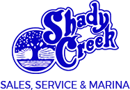 shady creek sales & marina logo
