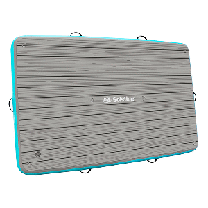 BOATZON | Solstice Watersports 8' x 5' Luxe Dock w/Traction Pad & Ladder