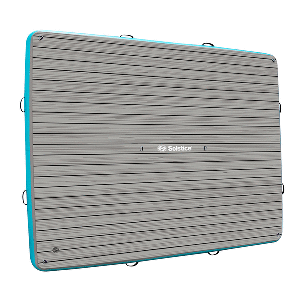 BOATZON | Solstice Watersports 10' x 8' Luxe Dock w/Traction Pad & Ladder