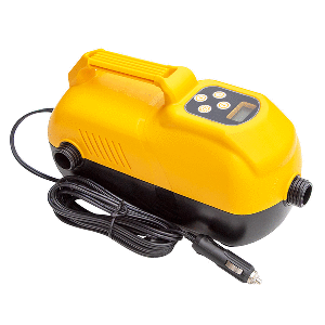 BOATZON | Solstice Watersports 2-Stage High Volume High Pressure Digital Pump w/Car/Battery Adapter Kit