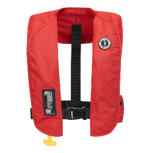 BOATZON | Mustang MIT 100 Convertible Inflatable PFD - Red