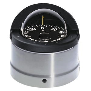 BOATZON | Ritchie DNP-200 Navigator Compass - Binnacle Mount - Polished Stainless Steel/Black