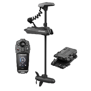 BOATZON | Lowrance Recon™ FW 48' Trolling Motor - Includes Freesteer Joystick Remote, Wireless Foot Pedal & HDI Nosecone