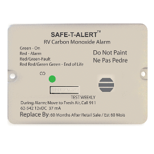 BOATZON | Safe-T-Alert 62 Series Carbon Monoxide Alarm - 12V - RV Flush Mount - White