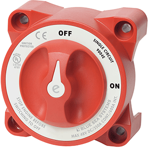 BOATZON | Blue Sea 9004e e-Series Battery Switch Single Circuit ON/OFF w/Alternator Field Disconnect