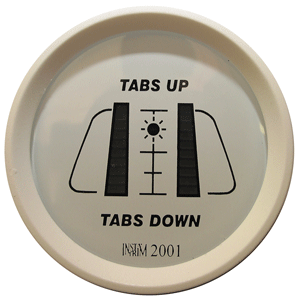 BOATZON | Boat Leveler Tab Locator - White