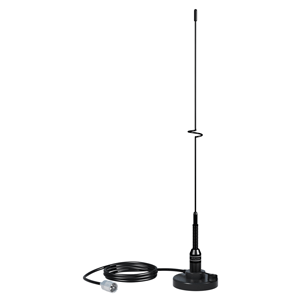 BOATZON | Shakespeare VHF 19' 5218 Black SS Whip Antenna - Magnetic Mount
