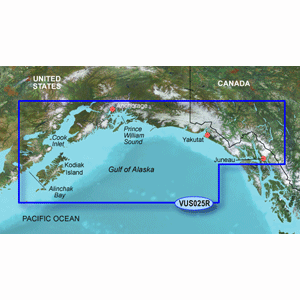 BOATZON | Garmin BlueChart® g3 Vision® HD - VUS025R - Anchorage - Juneau - microSD™/SD™