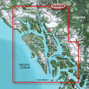 BOATZON | Garmin BlueChart® g3 Vision® HD - VUS026R - Wrangell/Juneau/Sitka - microSD™/SD™