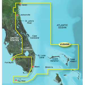 BOATZON | Garmin BlueChart® g3 Vision® HD - VUS009R - Jacksonville - Key West - microSD™/SD™