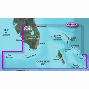 BOATZON | Garmin BlueChart® g3 Vision® HD - VUS010R - Southeast Florida - microSD™/SD™