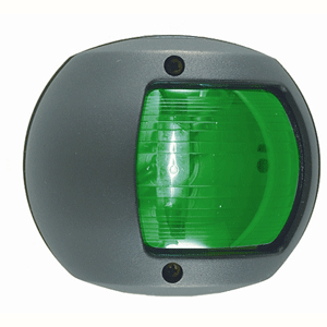 BOATZON | Perko LED Side Light - Green - 12V - Black Plastic Housing