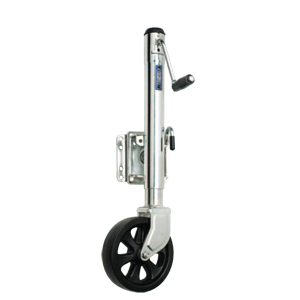 BOATZON | Fulton Single Wheel 1,500 lbs. Bolt-Thru Swivel Jack