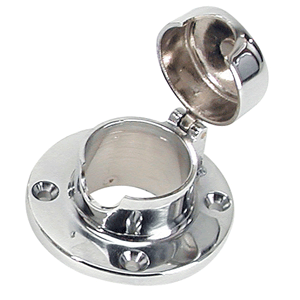 BOATZON | Whitecap Chain & Rope Deck Pipe Hinged 1-1/2' Opening