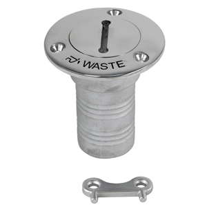 BOATZON | Whitecap Hose Deck Fill - 1-1/2' Hose Waste
