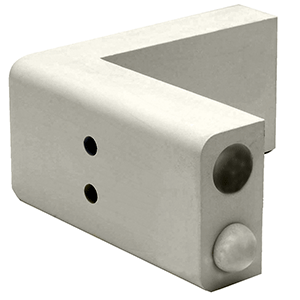 BOATZON | Dock Edge Dockorner Premium Foam Profile Large 9' Corner - Putty