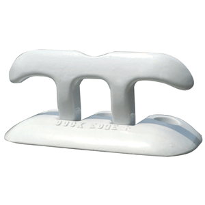 BOATZON | Dock Edge Flip Up Dock Cleat 8' - White