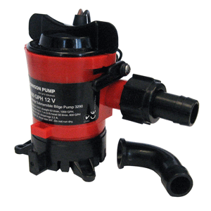 BOATZON | Johnson Pump 1000 GPH Bilge Pump 3/4' 12V Dura Ports