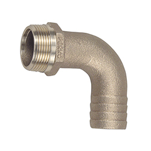 BOATZON | Perko 3/4' Pipe To Hose Adapter 90 Degree Bronze MADE IN THE USA