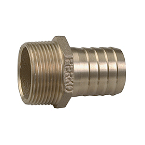 BOATZON | Perko 3/4' Pipe to Hose Adapter Straight Bronze MADE IN THE USA