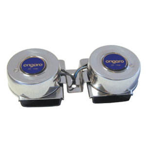 BOATZON | Schmitt & Ongaro All-Stainless Mini Compact Twin Horn - 12V