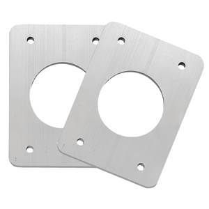 BOATZON | TACO Backing Plates f/Grand Slam Outriggers - Anodized Aluminum