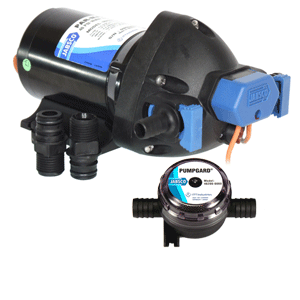 BOATZON | Jabsco Par-Max Shower Drain/General Purpose Pump - 3.5GPM-25psi-12VDC - w/Strainer