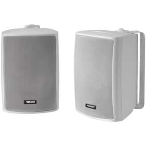 BOATZON | FUSION 4' Compact Marine Box Speakers - (Pair) White