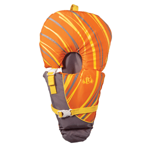 BOATZON | Full Throttle Baby-Safe Vest - Infant to 30lbs - Orange/Grey