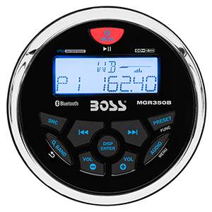 BOATZON | Boss Audio MGR350B Marine Stereo w/AM/FM/BT/USB