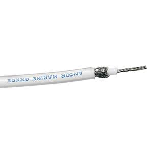 BOATZON | Ancor RG-213 White Tinned Coaxial Cable - 100'