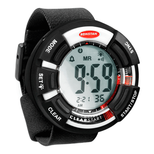 BOATZON | Ronstan Clear Start™ Race Timer - 65mm (2-9/16') - Black/White