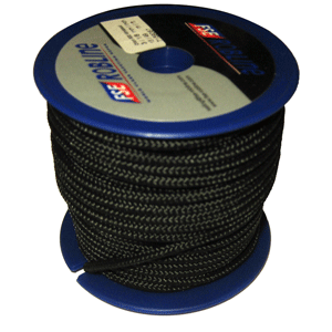 BOATZON | Robline Orion 500 Mini-Reel - 3mm (1/8') Black - 15M