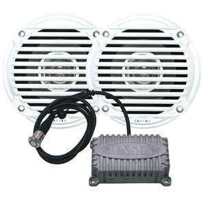 BOATZON | JENSEN CPM50 Bluetooth Package - Amplifier & 5' Speakers