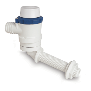 BOATZON | Shurflo by Pentair PIRANHA™ Angled Port Aerator 800 Livewell Pump - 12 VDC, 800 GPH