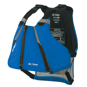 BOATZON | Onyx MoveVent Curve Paddle Sports Life Vest - XS/S - Blue