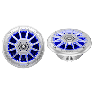 BOATZON | Boss Audio 6.5' MRGB65S Speakers - Silver - 200W
