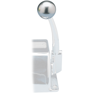 BOATZON | Rupp Control Knob Silver For Morse Controls (3/8-24 Thread)
