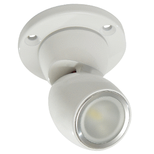 BOATZON | Lumitec GAI2 White Dimming/Red & Blue Non-Dimming Heavy Duty Base - White Housing