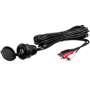 BOATZON | Boss Audio MUSB35 USB/Aux Accessory Extension Cable