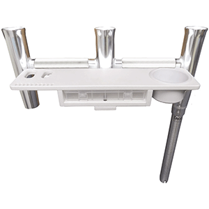 BOATZON | TACO Deluxe Trident Rod Holder Cluster Offset w/Tool Caddy
