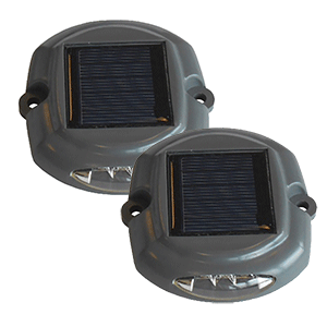 BOATZON | Dock Edge Docklite Solar Dock & Deck Light - 2-Pack