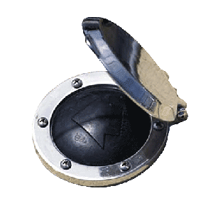 BOATZON | Maxwell Foot Switch & Cover - Stainless Steel