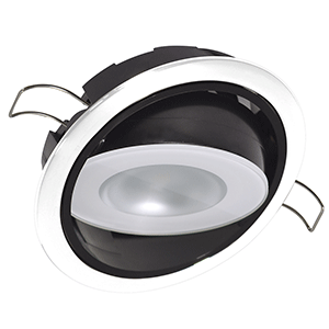 BOATZON | Lumitec Mirage Positionable Down Light - Spectrum RGBW Dimming - White Bezel