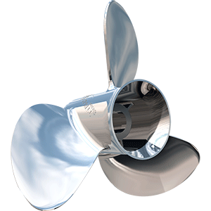 BOATZON | Turning Point Express® Mach3™ - Right Hand - Stainless Steel Propeller - EX3-1011 - 3-Blade - 10.5' x 11 Pitch