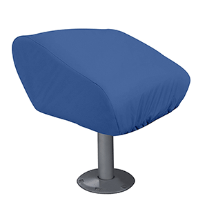 BOATZON | Taylor Made Folding Pedestal Boat Seat Cover - Rip/Stop Polyester Navy