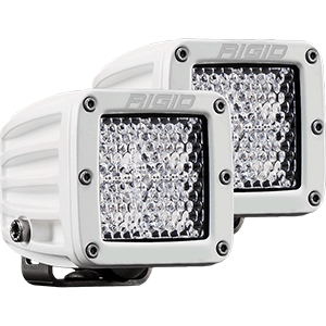 BOATZON | RIGID Industries D-Series PRO Hybrid-Diffused LED - Pair - White