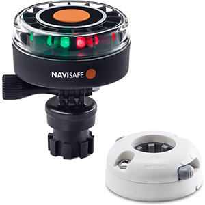 BOATZON | Navisafe Navilight 2NM Tricolor w/Navimount Base & Horizontal Mount - White