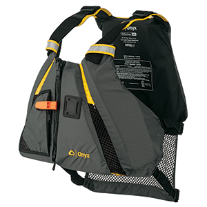 BOATZON | Onyx Movement Dynamic Paddle Sports Vest - Yellow/Grey - Medium/Large