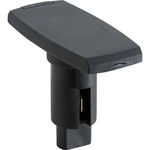 BOATZON | Attwood LightArmor Plug-In Base - 2 Pin - Black - Rectangle